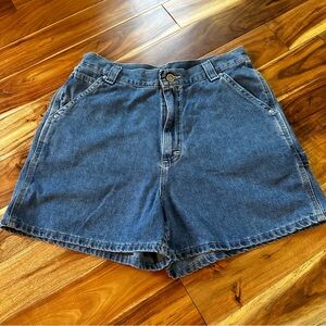 Vintage 1990’s Womens Lee Riveted Wide Leg Denim Shorts. Size 10